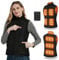 FERNIDA Women Heated Vest, Slim Fit Heated Gilet with 8 Heating Zone, Winter Warm Cold-Proof Clothes, Battery Include, L