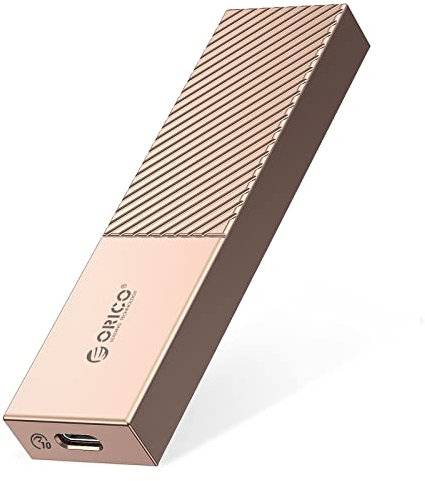 ORICO M.2 NVMe SATA SSD Enclosure 10 Gbps USB C 3.2 Gen2, M2 NVMe SATA External Adapter Supports M Key and B&M Keys 2230/2242/2260/2280 SSD, UASP Trim Smart
