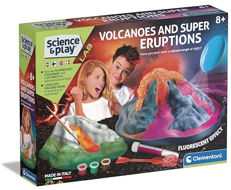 Clementoni - 78803 - Science & Play Lab - Volcanoes And Super Eruptions, 8-12 Years