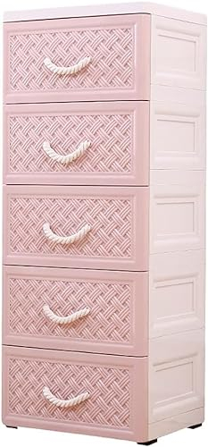 Aufbewahrungsschrank, Kunststoff-Aufbewahrungsschrank, Schubladentyp, Spind, Heimgarderobe, geeignet für Wohnzimmer, Schlafzimmer, Kinderzimmer (5 Schichten)