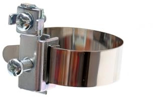 2 Stück - XmediaSat ETEB0 Band Erdungsschelle | Erdungsrohrschelle, 8-32 mm rostfreier Stahl (V2A)