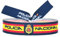 BDM - Pulsera de tela de la policía nacional con el escudo y la bandera española ajustable para hombres y mujeres - Modelo 3