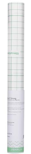 Filmoplast® Strong selbstklebendes, ausreißbares Stickvlies zum Fixieren von druckempfindlichen Stoffen (Kord, Samt, etc.) (weiß, 50 cm x 4,9 m)