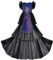 GRACE KARIN Girls Cute Glitter Sequin Dresses Princess Dress+Mesh Tiered Skirt Party Outfits Blue-Purple 11-12 Years