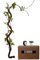 Plantas artificiales altas para interiores, rama de árboles realistas, plantas de simulación de interior, palmera artificial para interior, tronco de madera, plantas de imitación para decoración