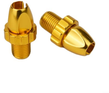 Hochleistungs-Bremshebel-Einstellschrauben für Fahrräder, M10, für mehrere Bremstypen, goldfarben, 2 Stück