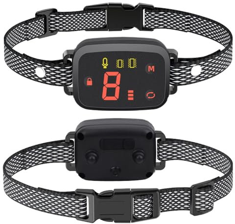 HUNDESCHATZ™ Halsband Tierfreundliches 2.0 Halsband Sanfte & Effektive Erziehung (Rot)