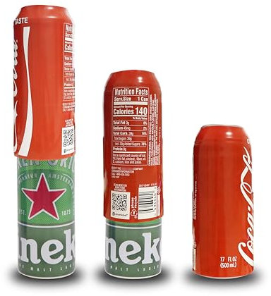 Bier zu Decken Cola Bierflasche Cup-Abdeckung Hülle Can Flaschenhalter Thermal-Beutel Compatible with Camping-Reisen Wandern Hide a Bierdose (red)