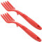 Ipetboom Tenedor de Cocina de Silicona 2 Piezas Grande y Ergonómico Utensilio Antiadherente para Pasta y Ensaladas para Uso Diario Casa