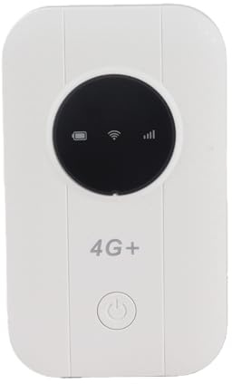 Denash Hotspot Mobile WiFi 4G, Routeur WiFi Portable 300Mbps avec Emplacement pour Carte SIM, pour d'affaires Camping RV