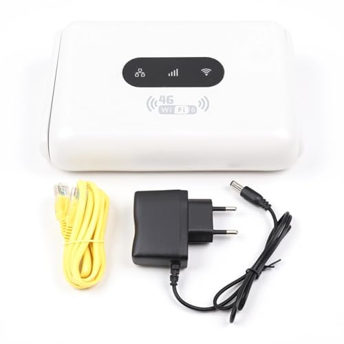 BONKZEBU 4G LTE CPE Entsperrter 4G-WLAN-Router, 300 Mbit/s WLAN-Router mit SIM-Kartensteckplatz und 2 Antennen für Schnelle Internetverbindung, für Smartphone-Tablet-PC