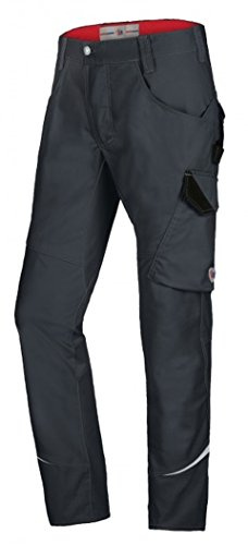 BP 1980-570-56 Schmale Arbeitshose - Schlanke Silhouette - Stretchmaterial - Elastischer Rücken - 65% Polyester, 35% Baumwolle - Normale Passform - Größe: 64n - Farbe: anthrazit