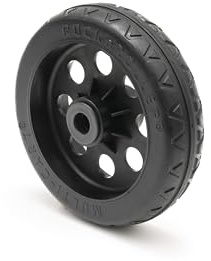 Rock N Roller 8x2 R-Trac Symmetrical Wheel (für R12 Nachlauf, 2er Pack, leicht und robust, ideal für Werkstattwagen), Schwarz