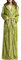 DSNOW Peignoir en polaire chaud pour femme Robe de chambre - Vert - Large