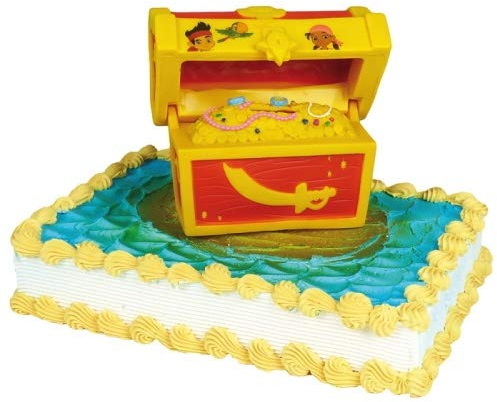 Jacobi Decor Tortendekoration Kindergeburtstag | Motivtorte Schatzkiste Piraten Spardose | Kuchen und Torten schnell und einfach dekoriert