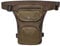 KAUKKO Hüfttasche Herren Sidebag Hüfttasche Damen für Sport Outdoor, 17 * 6 * 30 cm (Khaki JNL-K8004-01)