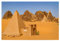 artboxONE Poster 75x50 cm Architektur Die Pyramiden im Sudan - Bild Pyramide meroe nubien