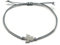 Schutzengel Armband | Glücksbringer Armkettchen mit Engel Schutzengelchen | Armbändchen Geschenk Freundschaftsband (Grau)