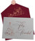 Joli Coon Tarjeta de Navidad elegante con sobre y sello en relieve - Tarjetas navidad - Tarjeta feliz navidad