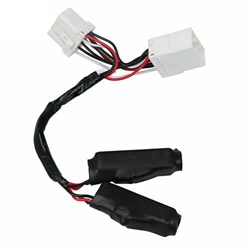 Qtrednrry Motorrad Equalizer LED Ladestecker für Glide Road King Softail Dyna 1996-2012 Blinker Blinker