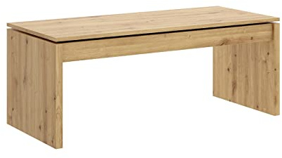 DEKIT GRUPO RIMOBEL Side Couchtisch, höhenverstellbar, Melamin, Nordisch, 43 x 102 x 50 cm