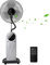 Aigostar Ventilador Nebulizador, Función Ionizador de Aire, Mando a Distancia, Ventilador de Pie Oscilante con Agua, Oscilante, 3 Modos y 3 Velocidades, Temporizador, Pantalla LED, 95W