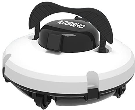 Robot aspirateur de piscine sans fil avec deux moteurs, auto-parking pour piscines à fond plat