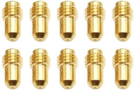 JSKWIKE 10 PCS Accessorio Moto Jet per 1488 Dellorto PHBD MAMB UAUB PHBG M5 Thread Sostituzione #30-52 Getti Carburatore Ottone Carburatore Thread
