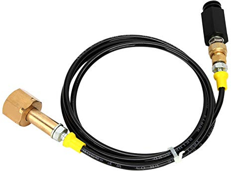 knitting machine 1,7 M CGA320-Gewinde CO2-Soda-Außenschlauch-Adapter-Set Für Sodawasser, Bier, Cola, Getränke