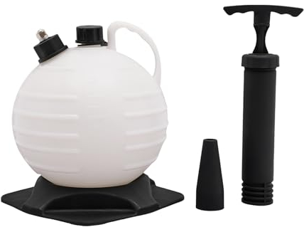 Dekltus Ölabsaugpumpe,6L Manuelle Absaugpumpe Handabsaugpumpe Benzin-Diesel-Absauger mit 2m PVC-Schlauch Manuelle Absaugpumpe für Autos, Schiffe, Rasenmäher, Schneefräsen