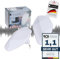 Königsdörfer & Sohn® Ultraschall Mäusevertreiber – Effiziente Mäuseschreck, Rattenkontrolle, Insekten- und Spinnenabwehr – Dual Frequenz, Große Leistung – Mücken, Kakerlaken, Mäuse Ultraschall Abwehr