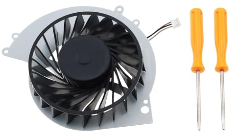 eMagTech Games Console Cooling Fan Internal Cooler Compatible with Playstation 4 CUH-1200 CUH-1215A CUH-1215B CUH-12XX with Tools KSB0912HE-CK2M