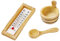 Miniaturen für Puppenhäuser und Wichtelstuben oder Geschenkgutscheine · DIY Miniwelt · Sauna-Zubehör, 3-6 cm 3-teilig