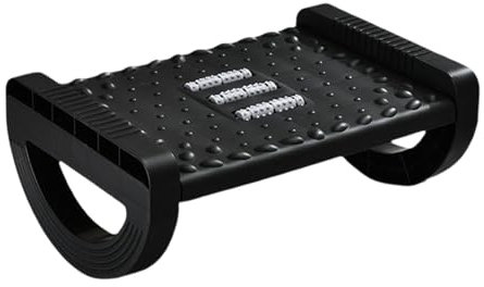 MagiDeal Repose-Pieds de Bureau sous Le Bureau, Ergonomique, antidérapant, Facile à Nettoyer, Repose-Pieds, marchepied de Bureau pour Ordinateur, Maison, Noir