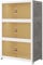 Abyssaly Stackable Plastic Storage Boxes with Lids, White Storage Drawers on Wheels, Large Collapsible for Bedroom Living Room, Bathroom, Clothes, Toys 3Pack/126L