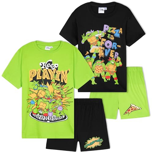 Paw Patrol | SpongeBob | SONIC THE HEDGEHOG Boys Pyjama Sets, Short Pj Bottoms Crew Neck T-shirts, Soft Comfy Loungewear Gift