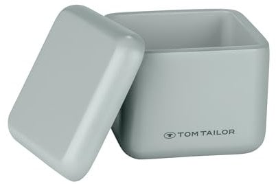 WENKO - TOM TAILOR Aufbewahrungsdose Sage – stilvolle, praktische Aufbewahrung für Bad und Badezimmer, dekorative Dose in elegantem Design