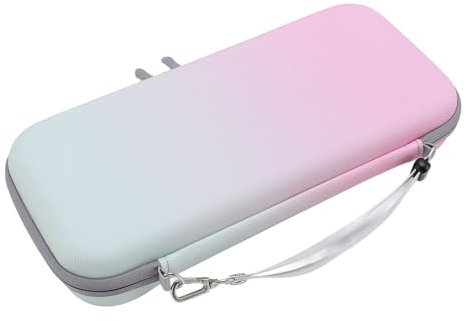 Zunate Caso de Transporte para 2 (versión 2025), Caso de Viaje de Interruptor Portátil de Nylon Protector de 11.7 Pulgadas EVA con 10 Bolsillos de Tarjeta de Juego Lleva Bolsas