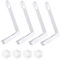 lasuroa 4 Pezzi Clip Ferma Lenzuolo, Antiscivolo Bloccaggio Fermagli e Chiusure per Lenzuola Adatti per Materassi di Oltre 15cm Facili da Installare e Staccare
