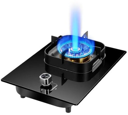 Estufa de gas integrada, 5,2 kW de alta potencia con llama de nueve cámaras y protección de seguridad, adecuada para uso doméstico y cocina