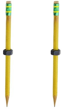Générique 2 Pc Crayon Fidget, Crayon À Mine Filetée Avec Écrous Et Boulons, À Mine Filetée, Outil Fidget, Jouet Portable, Outil D'écriture Fantaisie Pour Et Adultes Soulagement Sensoriel