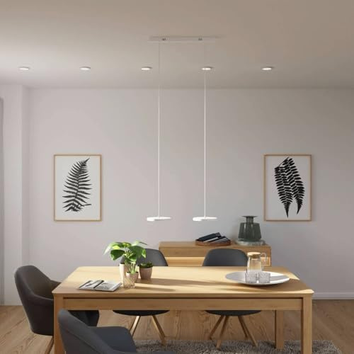 Dimmbare Pendelleuchte 'Evanos', LED Deckenleuchte, moderne Hängelampe Esstisch Wohnzimmer Smart Home
