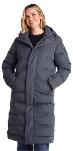 TOG24 Glaston Womens Insulated Jacket Puffer Long-Length Water-Repellent