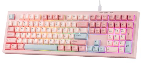 MechLands Aula S102 Membran Gaming Tastatur, 100% Full-Size