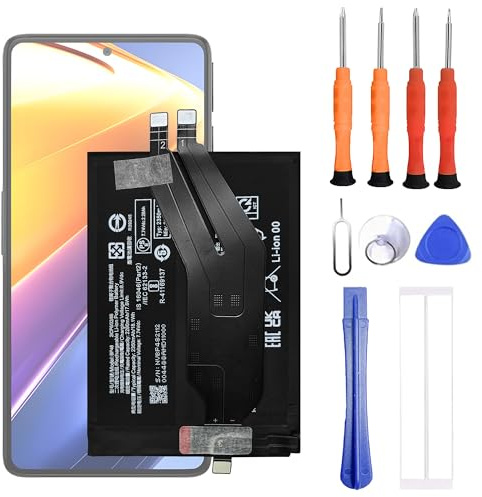 VUXYIT BP48 - Batteria di ricambio compatibile con Xiaomi Poco F4 GT/Redmi K50G K50 Game, con set di attrezzi di riparazione