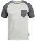 Indicode IDGresham Herren T-Shirt Kurzarm Shirt mit Rundhals-Ausschnitt Brusttasche Baumwollmischung Regular fit, Größe:XL, Farbe:Light Grey Mix (913)