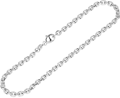 NKlaus Armband 925 Sterling Silber 19cm Ankerkette 4 fach diamantiert Damen Armkette 12632