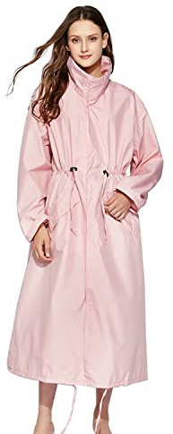 LHHMZ Poncho de pluie imperméable pour femmes Vestes de pluie Manteaux de pluie longs et légers Vêtements de pluie d'extérieur avec capuche