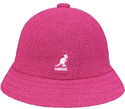 Kangol Bermuda Casual Stoffhut Sommerhut Glockenhut Damen/Herren - Strandhut Unisex Reisehut Frühling-Sommer Sommer - M (56-57 cm) Fuchsia