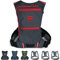 FITLY Sac De Course Minimaliste | Sac à Dos de Running Porte téléphone, Rangement, Ceinture Thoracique | Transport d'objets personnels | Matériel de Running Unisexe | Sac de Running léger Coral Red